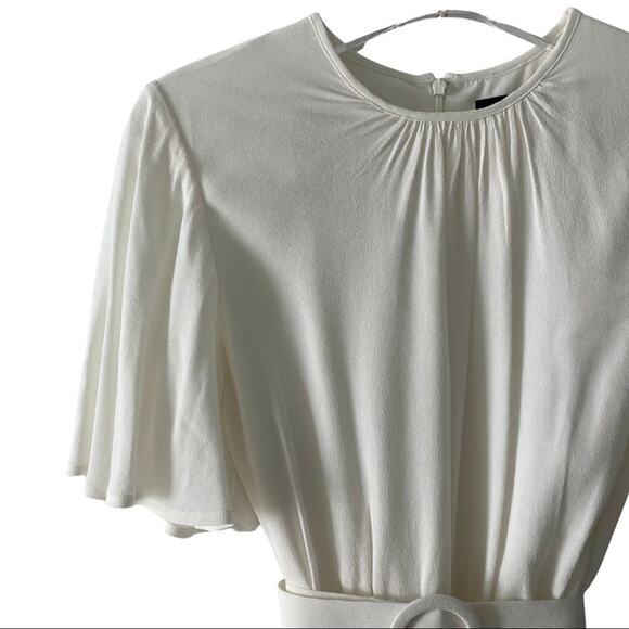 French Connection Emina Belted High/Low Midi Dress
White 6 - Picture 7 of 12